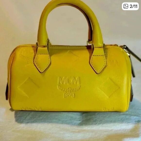 MCM Ella Mini Boston Bag NWT - Picture 5 of 5